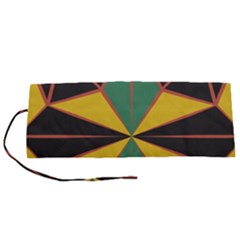 Abstract Pattern Geometric Backgrounds   Roll Up Canvas Pencil Holder (s) by Eskimos