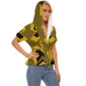 Abstract pattern geometric backgrounds   Lightweight Drawstring Hooded Top View3