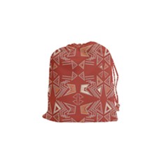 Abstract Pattern Geometric Backgrounds   Drawstring Pouch (small) by Eskimos