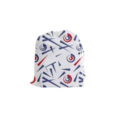 Abstract Pattern Geometric Backgrounds   Drawstring Pouch (small) by Eskimos