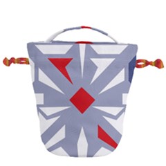 Abstract Pattern Geometric Backgrounds   Drawstring Bucket Bag by Eskimos