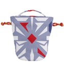 Abstract pattern geometric backgrounds   Drawstring Bucket Bag View2