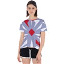 Abstract pattern geometric backgrounds   Open Back Sport Tee View1