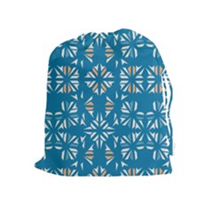 Abstract Pattern Geometric Backgrounds   Drawstring Pouch (xl) by Eskimos