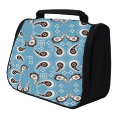 Floral Pattern Paisley Style Paisley Print  Doodle Background Full Print Travel Pouch (small) by Eskimos
