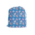Notepads Pens And Pencils Drawstring Pouch (Large) View1