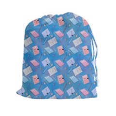 Notepads Pens And Pencils Drawstring Pouch (2xl) by SychEva