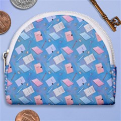 Notepads Pens And Pencils Horseshoe Style Canvas Pouch by SychEva