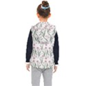 Floral pattern Kids  Hooded Puffer Vest View2