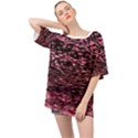 Pink  waves flow series 11 Oversized Chiffon Top View1