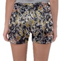 Modern Camo Tropical Print Design Sleepwear Shorts View2