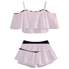 Janet1 Kids  Off Shoulder Skirt Bikini by Janetaudreywilson