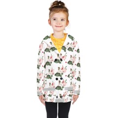 Love Spring Floral Kids  Double Breasted Button Coat by Janetaudreywilson