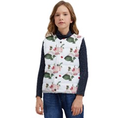 Love Spring Floral Kid s Short Button Up Puffer Vest	 by Janetaudreywilson