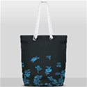 Flowers Pattern Full Print Rope Handle Tote (Small) View1