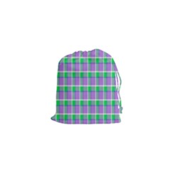Checks Drawstring Pouch (xs) by Sparkle
