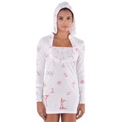 Types Of Sports Long Sleeve Hooded T-shirt by UniqueThings