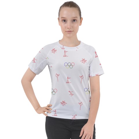 Types Of Sports Women s Sport Raglan Tee by UniqueThings