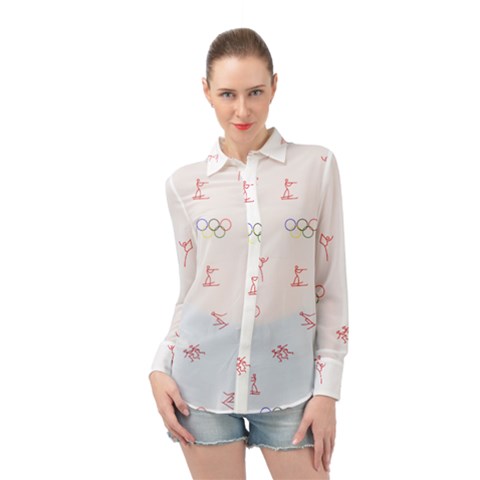 Types Of Sports Long Sleeve Chiffon Shirt by UniqueThings