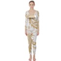 Flowers Shading Pattern Long Sleeve Catsuit View1