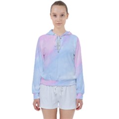 Watercolor Clouds2 Women s Tie Up Sweat by Littlebird