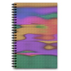 Puzzle Landscape In Beautiful Jigsaw Colors 5 5  X 8 5  Notebook by pepitasart