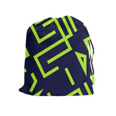 Abstract Pattern Geometric Backgrounds   Drawstring Pouch (xl) by Eskimos