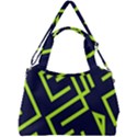 Abstract pattern geometric backgrounds   Double Compartment Shoulder Bag View2