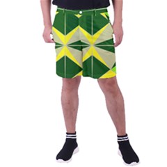Abstract Pattern Geometric Backgrounds   Men s Pocket Shorts by Eskimos
