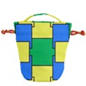 Abstract pattern geometric backgrounds   Drawstring Bucket Bag View1