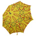 Floral folk damask pattern  Hook Handle Umbrellas (Large) View2