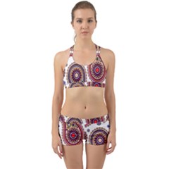Paisley Pattern Back Web Gym Set by befabulous