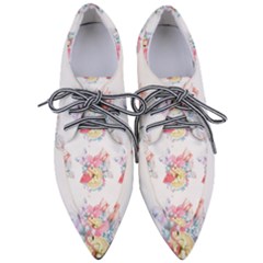 Flamingos Pointed Oxford Shoes by Sparkle