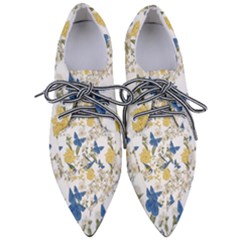 Birds Pointed Oxford Shoes by Sparkle
