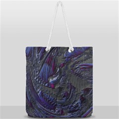 Braille Flow Full Print Rope Handle Tote (large) by MRNStudios