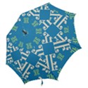 Abstract pattern geometric backgrounds   Hook Handle Umbrellas (Large) View2