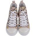 Abstract pattern geometric backgrounds   Women s Mid-Top Canvas Sneakers View1
