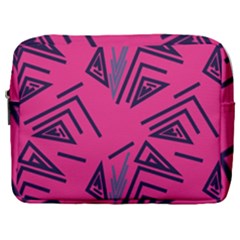 Abstract Pattern Geometric Backgrounds   Make Up Pouch (large) by Eskimos