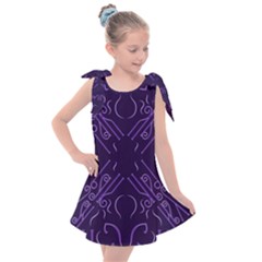 Abstract Pattern Geometric Backgrounds   Kids  Tie Up Tunic Dress by Eskimos