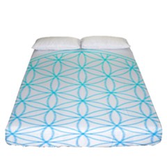 Flower Of Life  Fitted Sheet (king Size) by tony4urban