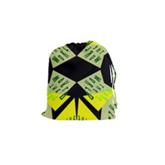 Abstract Pattern Geometric Backgrounds   Drawstring Pouch (small) by Eskimos