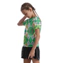Abstract pattern geometric backgrounds   Kids  Frill Chiffon Blouse View2