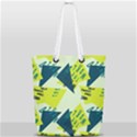Abstract pattern geometric backgrounds   Full Print Rope Handle Tote (Small) View1
