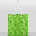 Abstract pattern geometric backgrounds   Full Print Rope Handle Tote (Large) View1