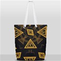Abstract pattern geometric backgrounds   Full Print Rope Handle Tote (Small) View1
