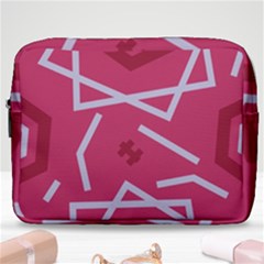 Abstract Pattern Geometric Backgrounds   Make Up Pouch (large) by Eskimos