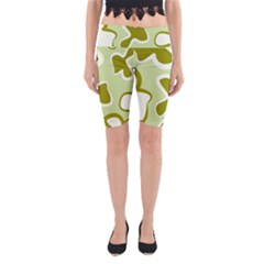Abstract Pattern Geometric Backgrounds   Yoga Cropped Leggings by Eskimos