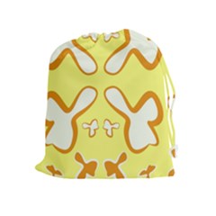 Abstract Pattern Geometric Backgrounds   Drawstring Pouch (xl) by Eskimos
