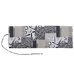 Abstract Pattern Roll Up Canvas Pencil Holder (m) by Sparkle