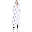 Weird Fantasy Bird Drawing Motif Pattern Wearable Blanket View1